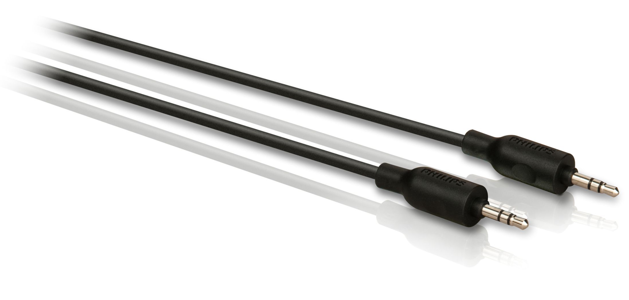 Philips SWA2532W/10 Stereo dubbing-kabel - 0,75 m - Zwart
