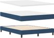 vidaXL Boxspringbed met hoofdeinde, blauw, 160 x 200 cm, stof