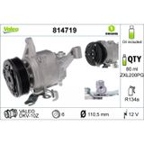 Valeo Compresseur, Climatisation, Pré-rempli d'Huile, 814719 | Compatible avec : SUBARU FORESTER