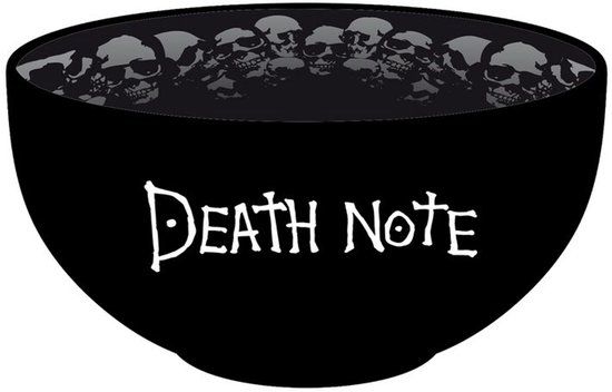 ABYstyle Death Note Kom 0,6 l Steengoed Zwart, Wit