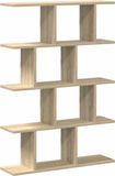 vidaXL Wandschap kubus 12 vakken bewerkt hout sonoma eikenkleurig