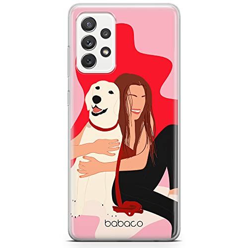 BABACO ERT GROUP mobiel telefoonhoesje voor Samsung A53 5G origineel en officieel erkend Babaco patroon Dogs 006 optimaal aangepast aan de vorm van de mobiele telefoon, hoesje is gemaakt van TPU
