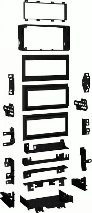 1-DIN Paneel - Buick/Cadillac/Chevrolet/GMC - Zwart (METRA)