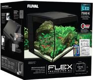 Fluval Flex Aquariumset - 123 L kast zwart open