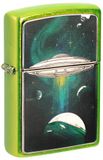 Zippo Stormaansteker - UFO Light Beam, Lurid, embleem - navulbaar - herbruikbaar - winddicht design - geschenkdoos - Made in USA