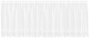 vidaXL Rideau en dentelle blanc 80 x 400 cm polyester
