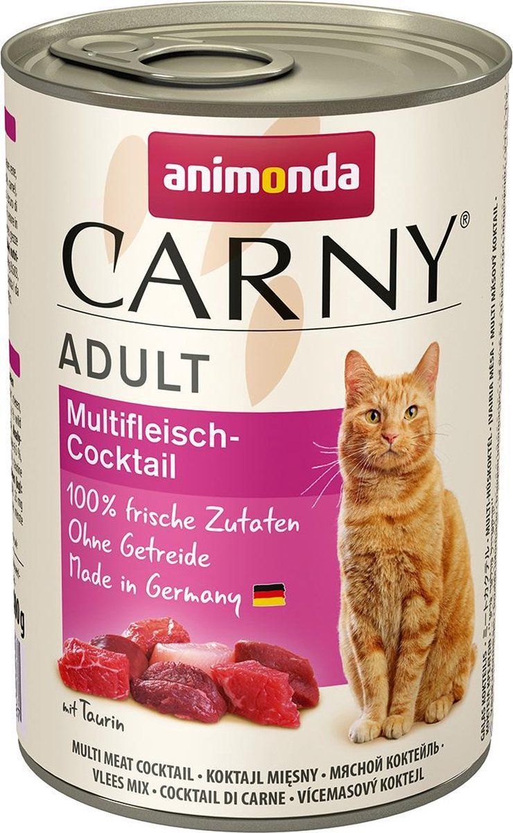Animonda Carny Adult Multivlees Cocktail 6 x 400 gram (Katten natvoer)