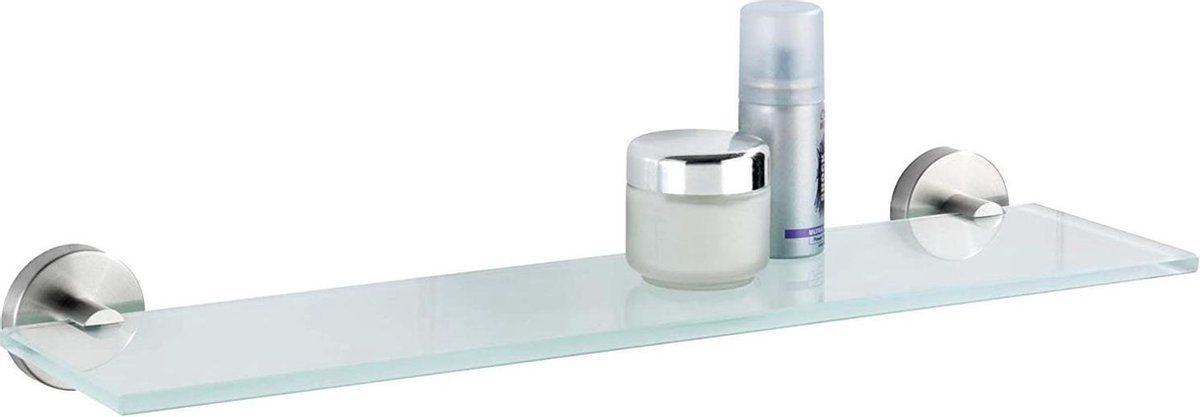 WENKO Douche- En Badrekje Bosio 13,5 X 46,5 Cm Glas/rvs