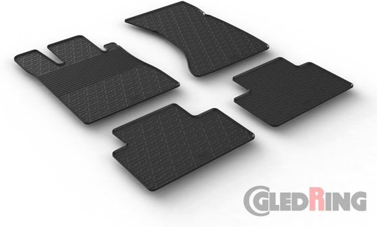 Gledring Rubbermatten Mercedes S-Klasse W220 1998-2005 (G profiel 4-delig)