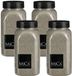 Mica Decorations decoratie zand - 4x - 650ml - lichtgrijs