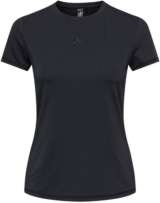 ONLY PLAY Bree Life Shirt Dames (curvy) - Maat 46 - Zwart