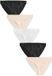 Next - Dames - Set van 5 katoenrijke bikini's - Zwart