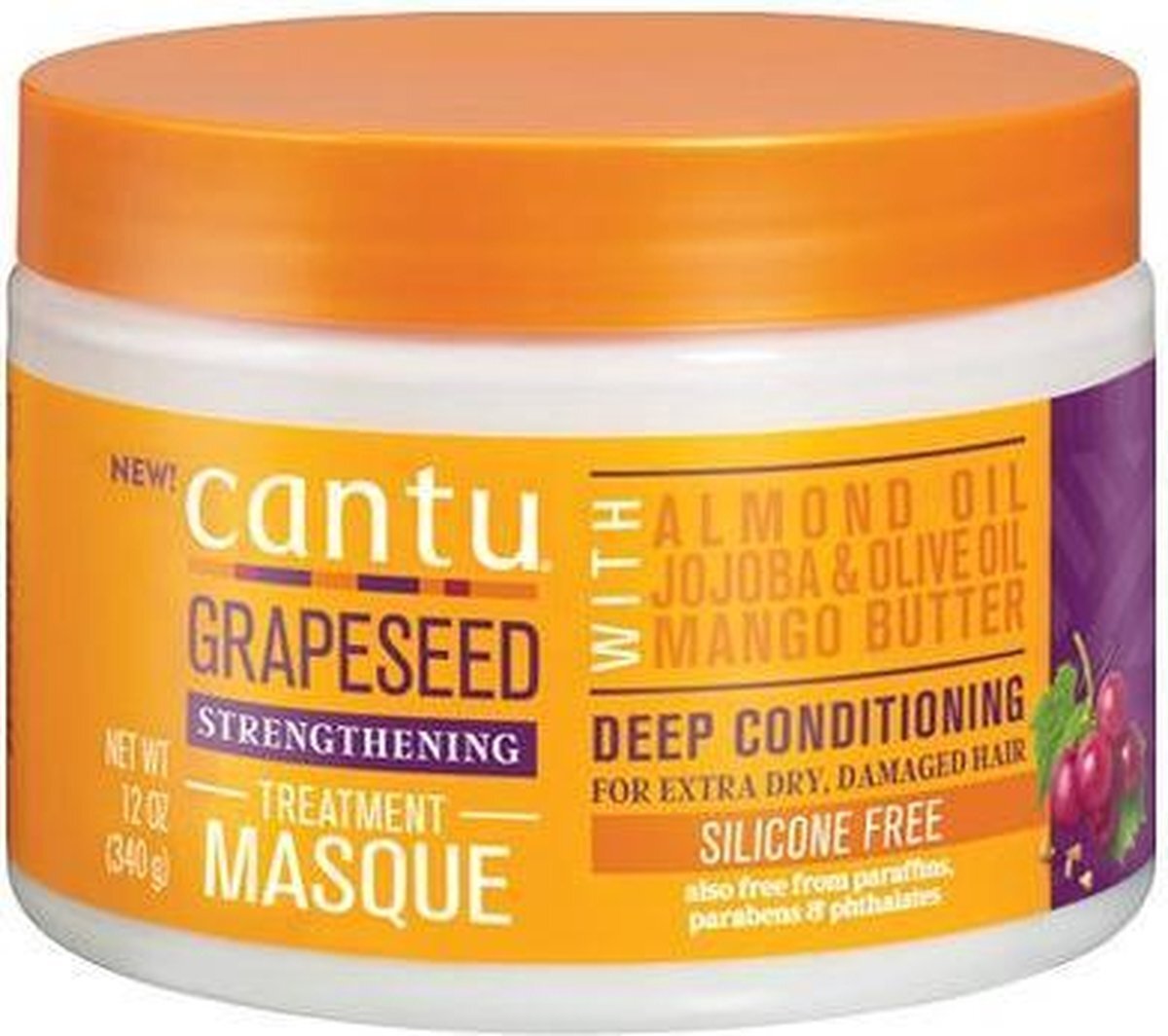 Cantu Grapeseed Deep Teatment Masque 12oz