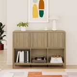 en.casa Dressoir Lukkodso rustiek eiken 110x30x77 cm