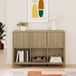 en.casa Dressoir Lukkodso rustiek eiken 110x30x77 cm