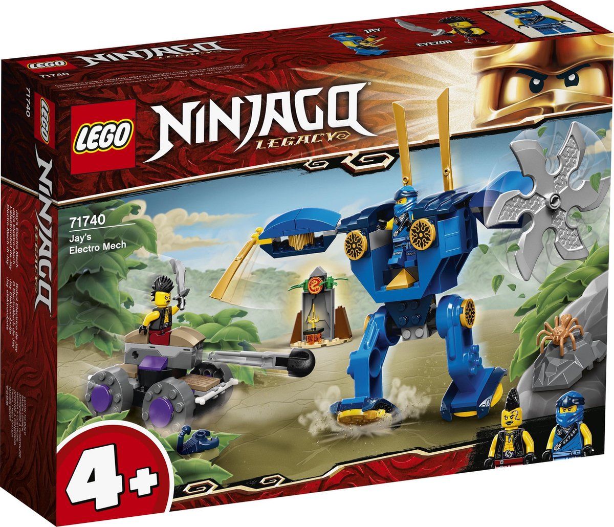 LEGO NINJAGO Legacy 4+ Jay's Electro Mecha - 5702016889574