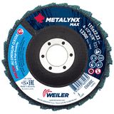 Weiler Metalynx Max - fijne korrelgrootte 115 x 22,23, F27, haakse slijper - polijstschijven voor slijpen en polijsten | vorm 27 | verpakking van 10 stuks