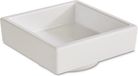 APS Melamine Bento Box "Asia Plus", 7.5x7.5x3 cm, White, Set of 4
