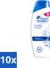 Head & Shoulders 10 flacons de shampooing Classic Clean, 200 ml - Pack économique - 10 pièces