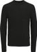 JACK & JONES JREBFRAME KNIT CREW NECK - Jongens - Gebreide truien - Zwart - M