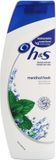 Head & Shoulders Menthol Fresh Shampoo pour cheveux gras 270ml