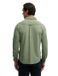 Superdry Vintage Destroy Piqué Overhemd met Lange Mouwen Heren Lily Pad Green L