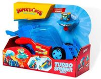 SuperThings Kazoom Power - Turbo spinner held, voertuig met cirkelwerper, inclusief 1 turbo-spinner en 1 exclusieve Kazoom