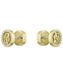 Boss Jewelry Oorstekers Voor Dames, Van Roestvrij Staal Met Geelgouden Ionenlaag, Versierd Met Kristallen - 1580826