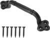 OEM Allecto Plus - Deurkrukken met 6 Stuks Schroeven - Gietijzeren Schuifdeurgreep - Accessoires voor Schuurdeuren Kastdeuren Hekdeur