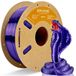 PLA Filament Zijdeglans - filament pour imprimante 3D - 1,75 mm - ±0,03 mm - bobine de 1 kg - finition satinée - Taro Violet
