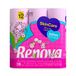 Renova Toiletpapier voor de huid, 12 lotionrollen, 3-laags roze papier, XXL-rollen, FSC®-gecertificeerd