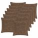 vidaXL - Housse de coussin - 12 pièces - BOIS - Marron clair - 40 x 40 cm - Fausse fourrure de lapin