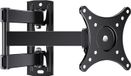 TV muurbeugel draaibaar kantelbaar draaibaar televisie wandhouder voor 10-32 inch platte en gebogen tv of monitor tot 20 kg VESA 100x100mm 75x75mm
