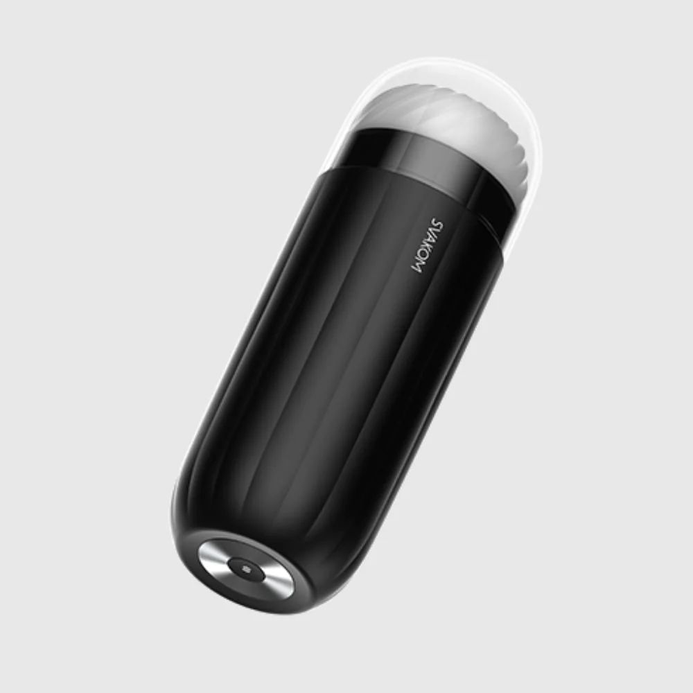 Svakom Sam Neo Masturbator - Black - ABS & TPE - 235.8mm