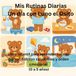 Mis Rutinas Diarias Un día con Luno el Osito: Libro infantil para aprender rutinas diarias, hábitos saludables y orden emocional (0 a 5 años)