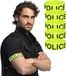 Boland vrijgezellenfeest armband - 6x - politie - neon geel - UV blacklight effect - agent