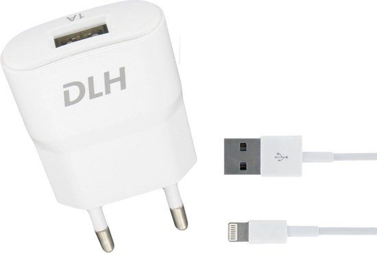 DLH DY-AU1872 Oplader voor mobiele apparatuur Wit