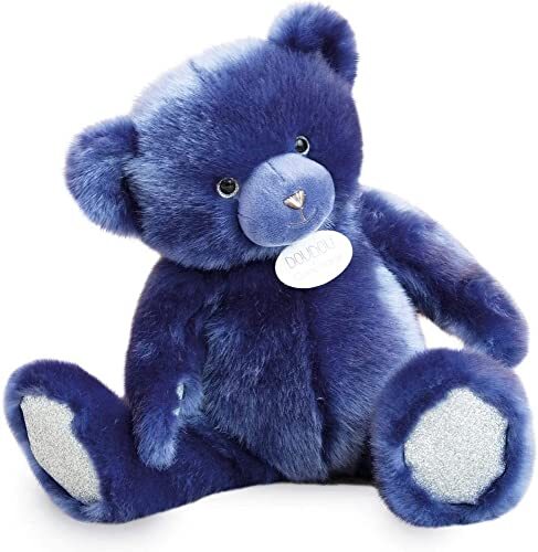 - Doudou et Compagnie DC3590 teddybeer, 37 cm, nachtblauw