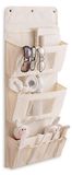 Merkloos Omgoods - Multifunctionele Wand Organizer - Hangende Opbergzak voor Keuken, Badkamer en Slaapkamer in Apricot