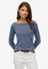 Superdry Bardot Off-shoulder Top Dames Lange Mouwen Shirts Katoen Blauw