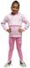 Adidas Seasonal Essentials Tiberio 3 Stripes Fleece Leggings Trainingspak Roze 4-5 Years Meisje