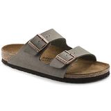 Birkenstock Arizona Slippers Stone Regular-fit | Grijs | Imitatieleer | Maat 35