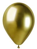 Pack 50 balloons metallized in natural latex Premium Quality G120 (Ø 33cm / 13"), gold metallized