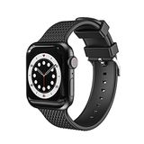 Compatibel Apple Watch armband, zwart, 42mm/44mm/45mm, Sportief