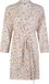 By Louise Dames Kimono Ochtendjas Katoen Soft Orange/Blauw Gebloemd - Maat XL