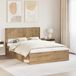 Maison Exclusive - Cadre de lit avec rangement et tête de lit, en chêne Artisan