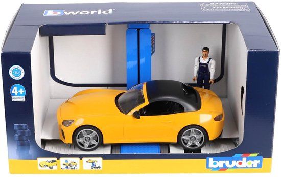 Bruder Bworld Auto Service Center met Roadster