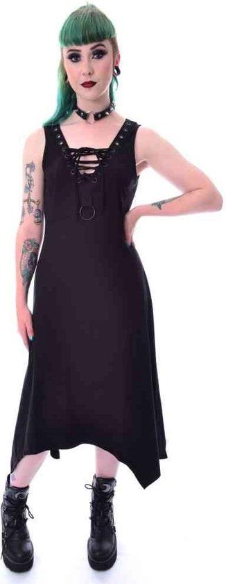 Vixxsin Mora Dames Midi-jurk - Zwart - L