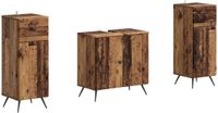 vidaXL - Badkamerkast Set - BREDA - Oud Hout