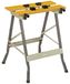 Werkbank table pliante - Table pliante avec serre-joints - 62,5 x 60,5 x 78,5 cm - Gris - Pour garage et atelier